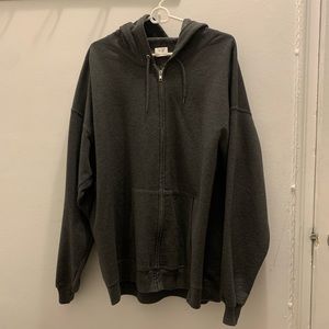 Hanes Mens Full-Zip Eco-Smart Hoodie